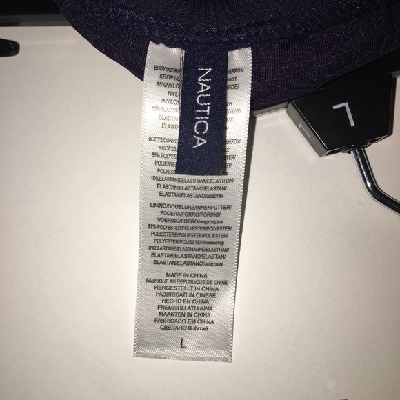 Nautical swimsuit one piece Size Large New w/ tags - Picture 5 of 6